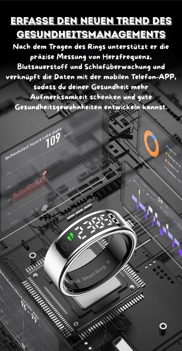 COLMI Vision Ring: Smart Ring mit Touch - Display 2025 - CANO