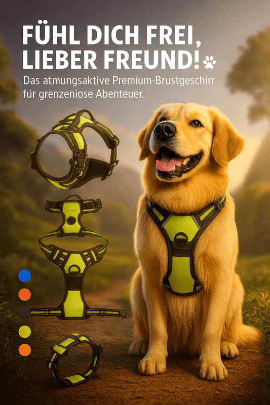 Atmungsaktives & verstellbares Premium - Brustgeschirr - CANO